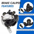 M Mati Rear Brake Caliper Without Parking For Honda Atc200 X A 1983 1984 1985 With Bracket Pads 43200-965-006