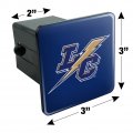 Lehman College Primary Logo Tow Trailer Hitch Cover Plug Insert 2 In Heavy Duty Abs Plastic With Uv Resistant Resin Top