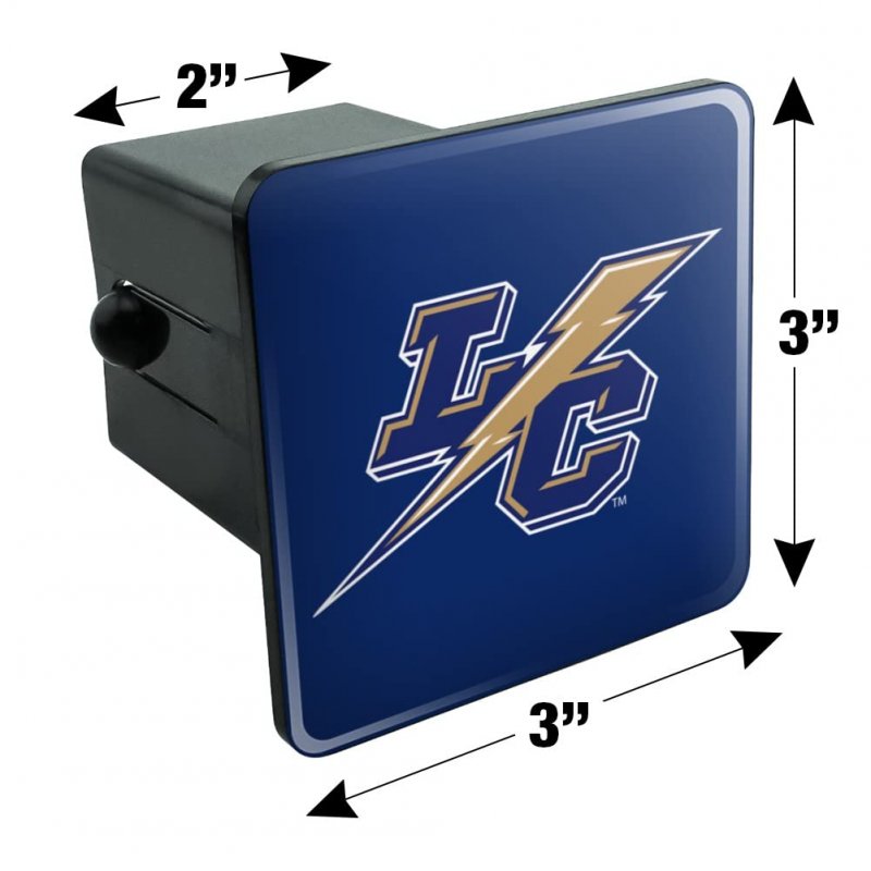 Lehman College Primary Logo Tow Trailer Hitch Cover Plug Insert 2 In Heavy Duty Abs Plastic With Uv Resistant Resin Top