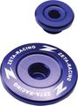 Zeta Anodized Aluminum Blue Engine Plug Set 2 Pieces Yz450f 06-09 Yfz450 04-09 