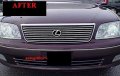 312 Motoring Fits 1990-2001 Lexus Ls400 Chrome Grill Grille Kit 1991 1992 1993 1994 1995 1996 1997 1998 1999 2000 90 91 92 93