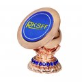 Mobile Phone Holder Zinc Alloy For Car 360 Rotation Strong Viscosity Magnetic Universal Stents Diamond Cell Rose Rksff-002c