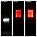 Acanii For 2004-2008 Ford F150 Pickup Truck Lobo Black Housing Full Led Tail Lights Brake Lamps Pair Set Left Right