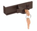 Crl Duranodic Bronze Stick-on Showcase Lock Keyed Alike By Cr Laurence 