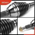 A-premium Pair 2 Front Cv Axle Shaft Assembly Compatible With Chevrolet Malibu 2008-2012 Pontiac G6 2007-2009 Saturn Aura V6 3
