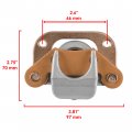 Caltric Front And Rear Brake Caliper With Pad Compatible Polaris Magnum 325 4x4 2000