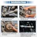 X Autohaux 2pcs Front Outer Tie Rod End Links Es800408 Suspension Steering 5183761aa 5183761ab For Dodge Caliber 2007-2012