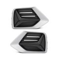 Fog Light Covers For Audi Q3 2019 2023 Front Driver And Passenger Side Fit Models Without S Line Package Black Silver 
