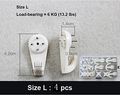 39-hook Creative Multi Function Invisible Hardwall Drywall Picture-hanging Hooks Clock Hanger Non-trace Wall Picture Hook Frame 