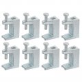 Uxcell 8 Pcs Beam Clamp 1 77 Inch Wide Jaw Opening Cs Metal Tiger Clamp