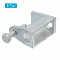 Uxcell 8 Pcs Beam Clamp 1 77 Inch Wide Jaw Opening Cs Metal Tiger Clamp