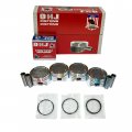 Dnj Prk297 Piston And Ring Kit For 1996-2000 Honda Civic Del Sol 1 6l L4 Sohc 16v Naturally Aspirated D16y5 D16y8