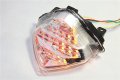 Smt-led Tail Brake Light Turn Signals Compatible With Yzf R1 Yzfr1 Yzf-r1 2004-2006 Clear B075vlmkbj
