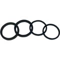 19-1004 Brake Caliper Seal Kit For Front And Rear Black Machined Finish Universal Fit 
