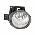 Headlightsdepot Chrome Housing Halogen Round Headlight For Nissan Juke 2011-2014 Includes Left Driver Side Headlamp 