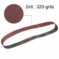 Uxcell 2 X 48 Inch Sanding Belt 320 Grit Sands For Belt Sander 3pcs