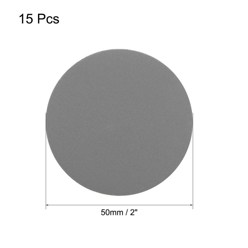 2 Inch Wet Dry Sanding Discs 2000 Grit Hook And Loop Disc Silicon Carbide Sandpaper 15pcs