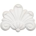 Ekena Millwork Onl03x04x01bo 4 8-inch W X 1 4-inch H 3 P Bordeaux Leaf Onlay 