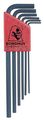 Bondhus 12146 Set Of 6 Hex L-wrenches Long Length Sizes 1 5-5mm 