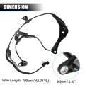 X Autohaux 1 Pcs Front Left Abs Wheel Speed Sensor For Mitsubishi L200 Pickup 2015-2022 No 4670b005