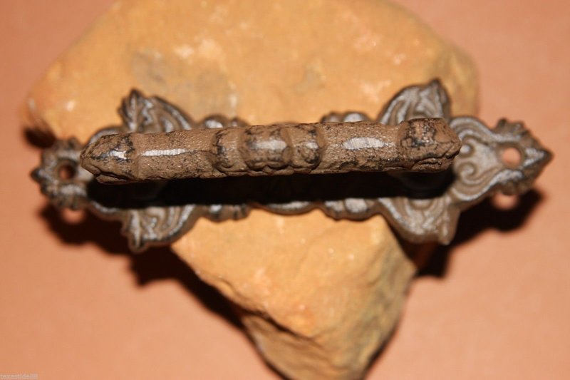 Mission Revival Kitchen Cabinet Pulls Cast Iron Style Decor Set Of 4