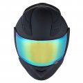 1storm Motorcycle Bike Full Face Helmet Anti Fog Shield Film Mechanic Matt Black With An Extra Resistant 