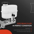 A-premium Brake Master Cylinder With Reservoir And Sensor Compatible Chevrolet Gmc Vehicles Silverado 1500 2008-2013 Sierra