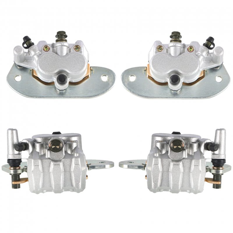 Front And Rear Brake Calipers Replacement For Yamaha Rhino 700 Yxr700 2008-2013 5b4-2580t-01-00 5b4-2580u-01-00 1xd-2580w-00-00