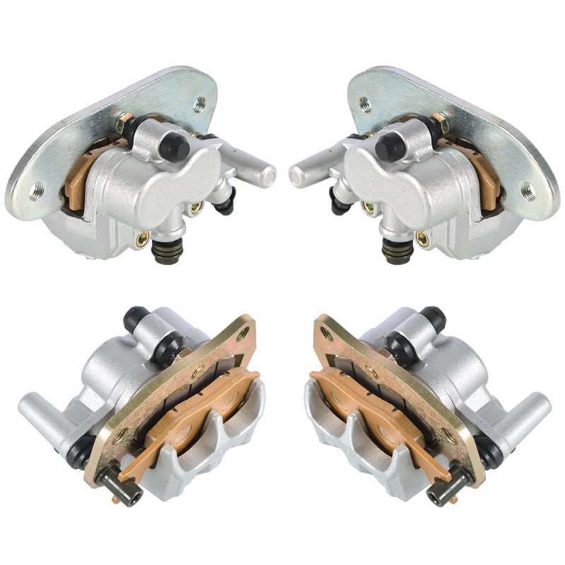 Front And Rear Brake Calipers Replacement For Yamaha Rhino 700 Yxr700 2008-2013 5b4-2580t-01-00 5b4-2580u-01-00 1xd-2580w-00-00