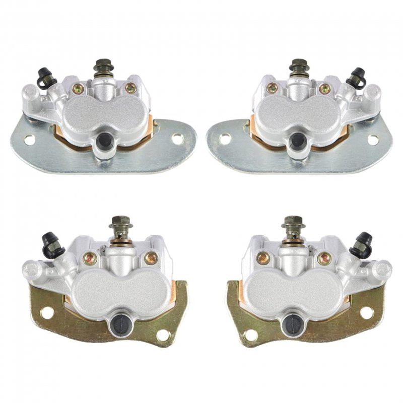 Front And Rear Brake Calipers Replacement For Yamaha Rhino 700 Yxr700 2008-2013 5b4-2580t-01-00 5b4-2580u-01-00 1xd-2580w-00-00