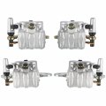 Front And Rear Brake Calipers Replacement For Yamaha Rhino 700 Yxr700 2008-2013 5b4-2580t-01-00 5b4-2580u-01-00 1xd-2580w-00-00