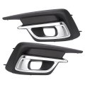 Hecasa Pair Fog Light Bezels For 2018-2019 Subaru Legacy Replacement 57731al69a 57731al68a Lamp Cover Trim Driver Passenger 