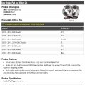 Rear Ceramic Brake Pad And Rotor Kit Compatible With 2007-2016 Gmc Acadia