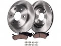 Rear Ceramic Brake Pad And Rotor Kit Compatible With 2007-2016 Gmc Acadia 