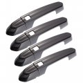 Exterior Outside Door Handle Cover Kit Front Rear Left Right For Cadillac Xt4 Xt5 Xt6 Ct4 Ct6 Cts Ats Xts 2013-2021 Gloss Black 