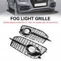 Topteng 2pcs Bumper Fog Light Cover Grill Grille For Audi Q3 S-line 2012-2014 Only 8u0807681dsp9 8u0807682dsp9
