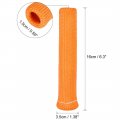 X Autohaux 8 Pcs Orange Spark Plug Wire Boots 1800 Degree Heat Shield Protector Sleeve For Car