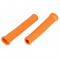 X Autohaux 8 Pcs Orange Spark Plug Wire Boots 1800 Degree Heat Shield Protector Sleeve For Car