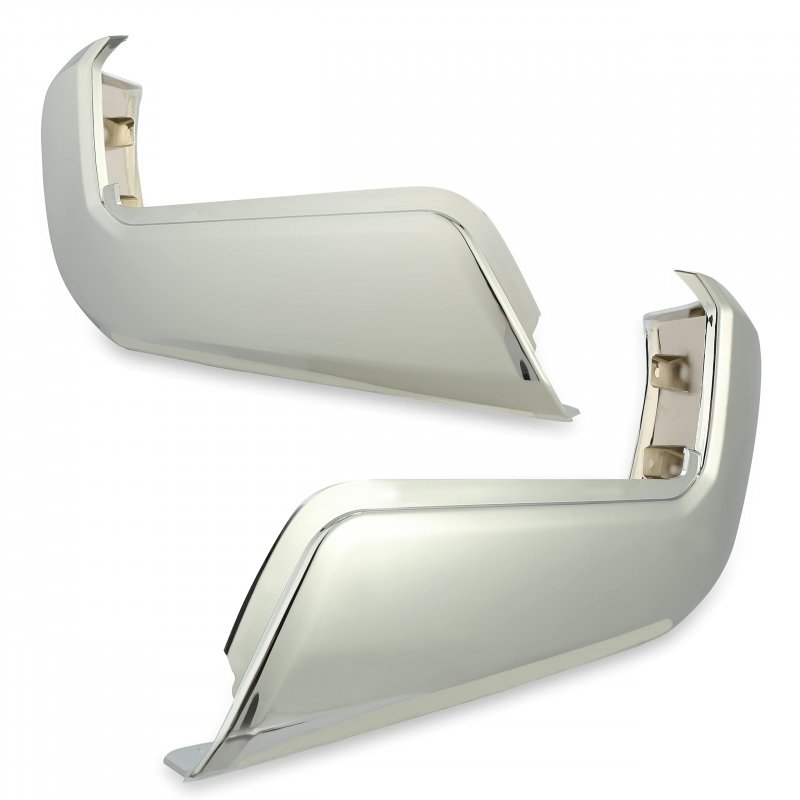 Hecasa Rear Bumper End Cap Pair Chrome For 2016-2023 Toyota Tacoma Models Without Park Assist System Replacement To1105131