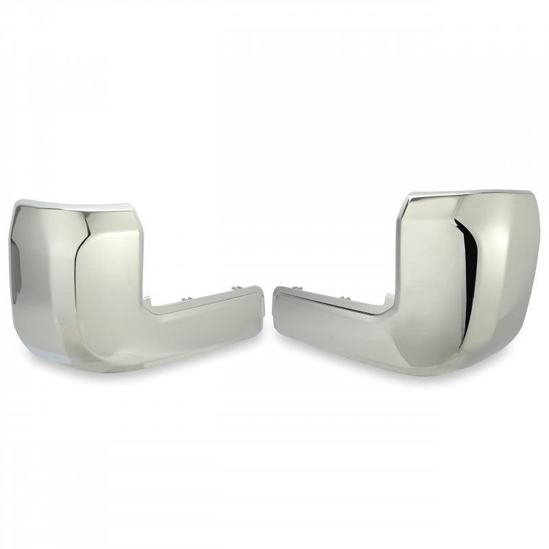 Hecasa Rear Bumper End Cap Pair Chrome For 2016-2023 Toyota Tacoma Models Without Park Assist System Replacement To1105131