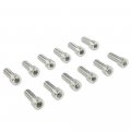 G-plus 12pcs Sbc Stainless-steel Intake Manifold Bolt Compatible With 1955-1986 Chevy Engines 265 283 302 305 327 350 400 Sb