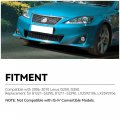 Hecasa Fog Light Compatible With 2006-2010 Lexus Is250 Is350 Replacement For 81221-53290 81211-53290 Left Right Bumper Lamp