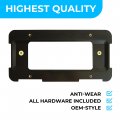 Rear Bumper License Plate Bracket For Bmw 2000-2023 Holder Set W 6 Screw Bolts Amp Wrench Kit Tag Mounting Quality Holders