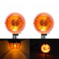 Gxywady 1 Pair Motorcycle Turn Signal Lights 12mm Mounting Replacement For Honda Ct70 Ct90 Xl100 Cb350 Cb450 Cb750 Cm400