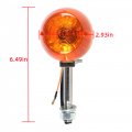 Gxywady 1 Pair Motorcycle Turn Signal Lights 12mm Mounting Replacement For Honda Ct70 Ct90 Xl100 Cb350 Cb450 Cb750 Cm400
