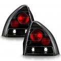 Acanii For Black 1992-1996 Honda Prelude Tail Lights Rear Brake Replacement Assembly Lamps 92 93 94 95 96 Left Right