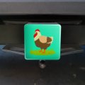 Chicken In Profile Tow Trailer Hitch Cover Plug Insert