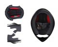Woljay Full Face Motorcycle Helmet Racing Motocross Off Road Moto Street Bike Helmets Xl Carbon Fiber Red U Black Gloss