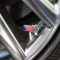 Wisconsin State Flag Tire Rim Wheel Aluminum Valve Stem Caps