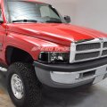 Auto Dynasty Compatible With Dodge Ram Br Be Pair Of Black Housing Clear Corner Headlight Led 3rd Brake Light